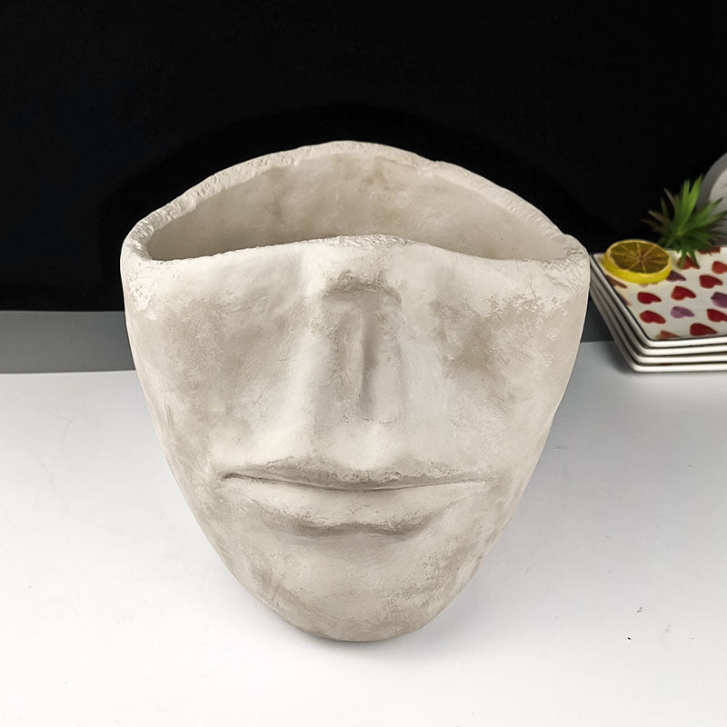 Silicone Mold For Flower Pot Head Portrait