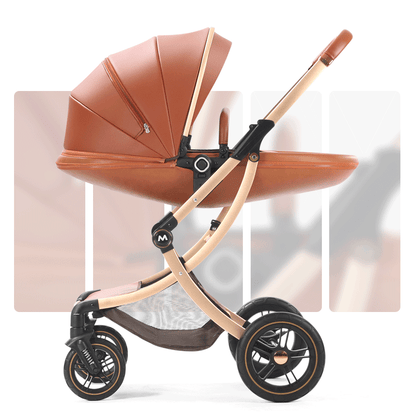 Nouveau Poussette de luxe pour bébé avec siège auto