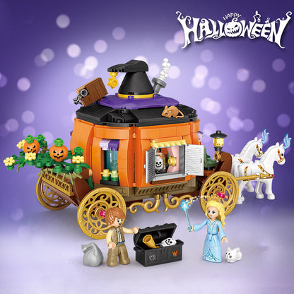 Mini blocs de construction de particules, jouets d'Halloween