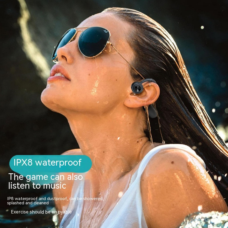 Bone Conduction Swimming Waterproof Bluetooth Headset With 32G Memory