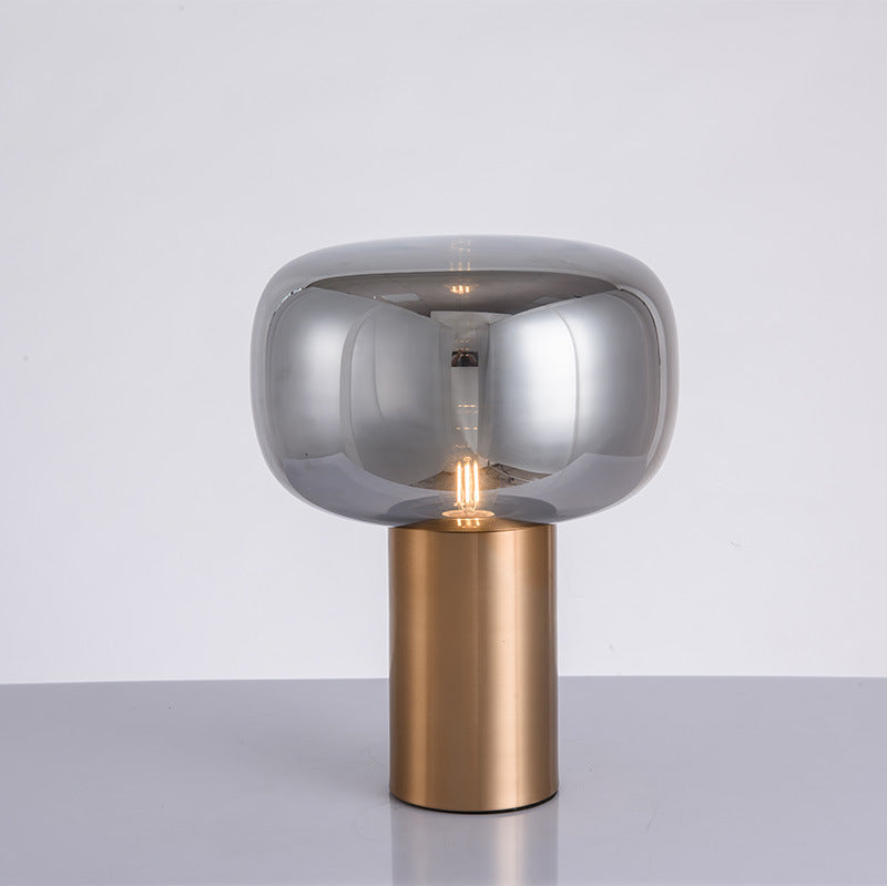 Lampe de table d'appoint de salon minimaliste post-moderne champignon