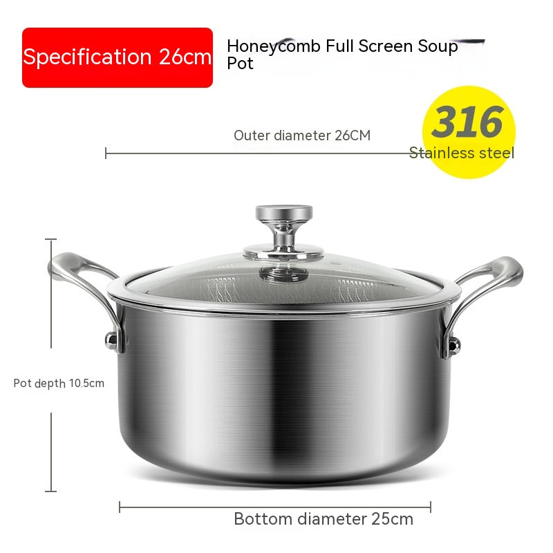 Stainless Steel Soup Pot Non-stick