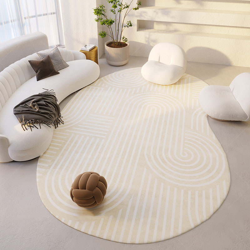 Household Irregular Shaped Simple Sofa Coffee Table Floor Mats