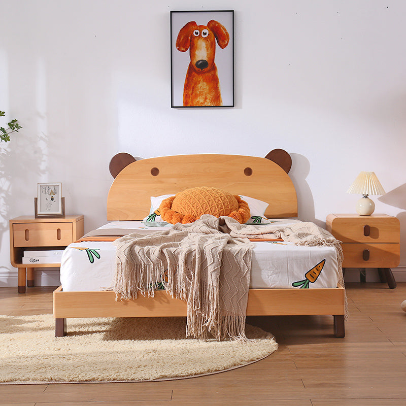 Table de chevet pour enfants en bois massif, rangement moderne pour chambre à coucher