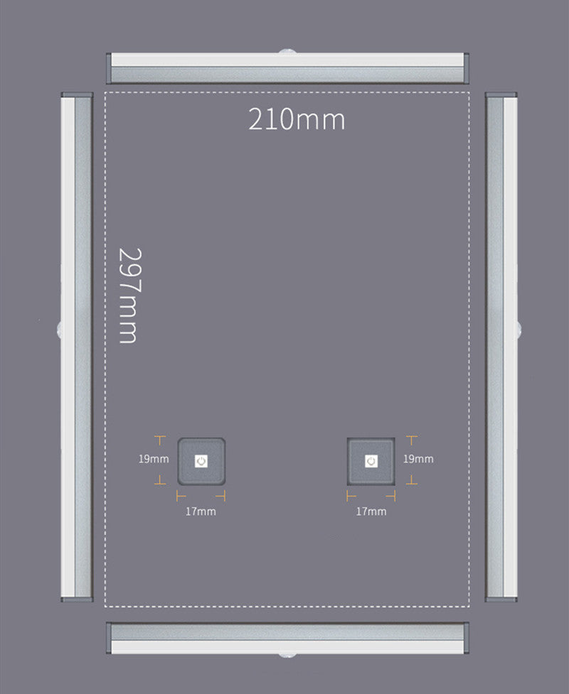 Luz LED de armario magnética con inducción de cuerpo humano 