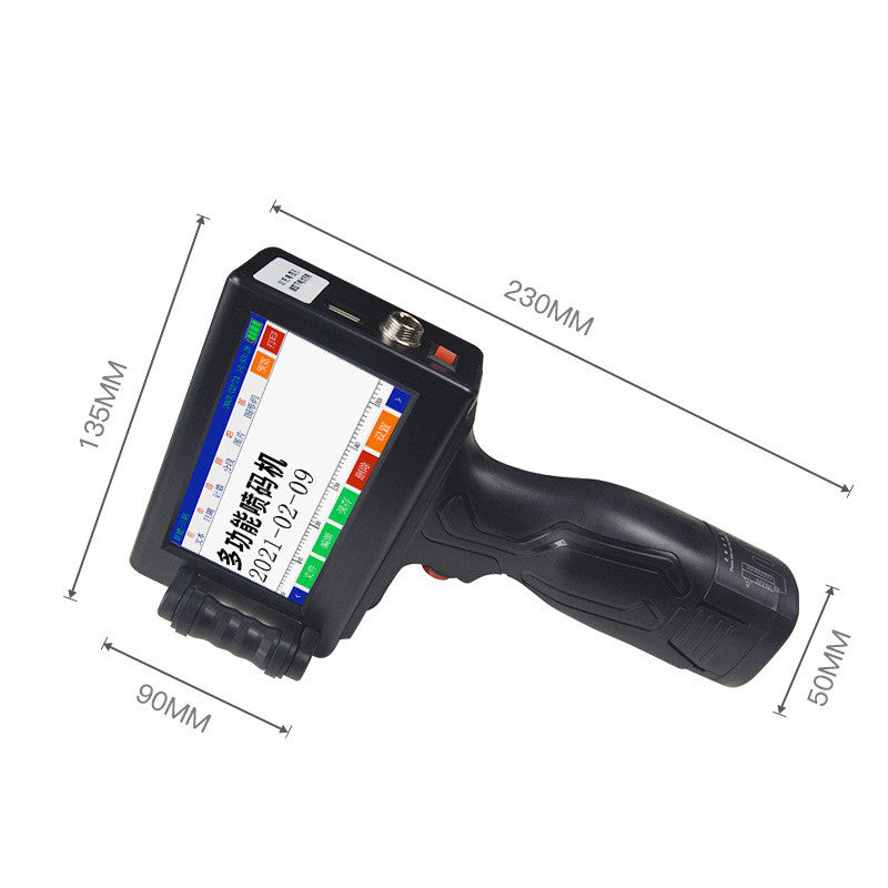 Máquina manual de pulverización de códigos de fecha de producción