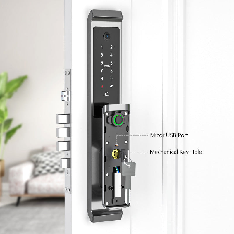 Fully Automatic Anti-theft Door Lock Bluetooth Cat's Eye Monitoring