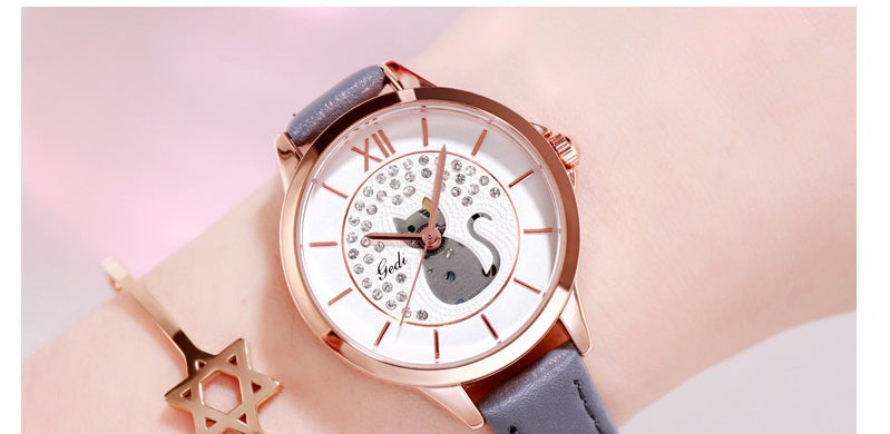 Reloj de pulsera de cuarzo para niña.