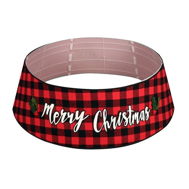 Christmas Tree Red And Black Plaid Apron Decorations