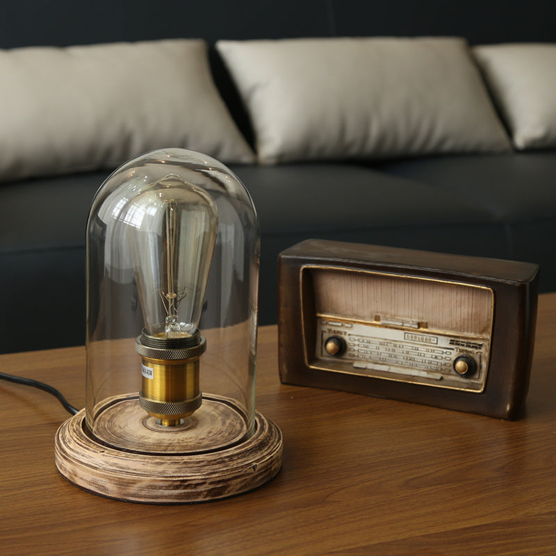 Lámpara de mesa decorativa Edison retro americana