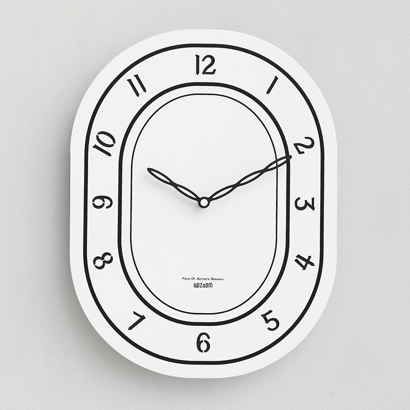 Reloj decorativo sin perforaciones para sala de estar doméstica