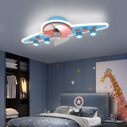 Ventilador Luces Habitación Infantil Techo Inteligencia