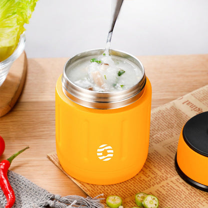 Stainless Steel Insulated Barrel Household Office Worker Congee Cooking Smoldering Cup Stewpot