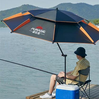 Crutch Fishing Umbrella Vinyl Full Shading Universal Adjustment