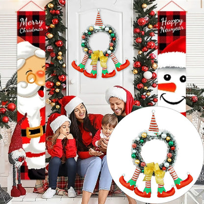 Christmas Decorations Four Legged Clown Door Hanging