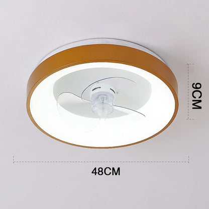 Plafond de chambre à coucher salle à manger maison lustre de ventilateur créatif silencieux