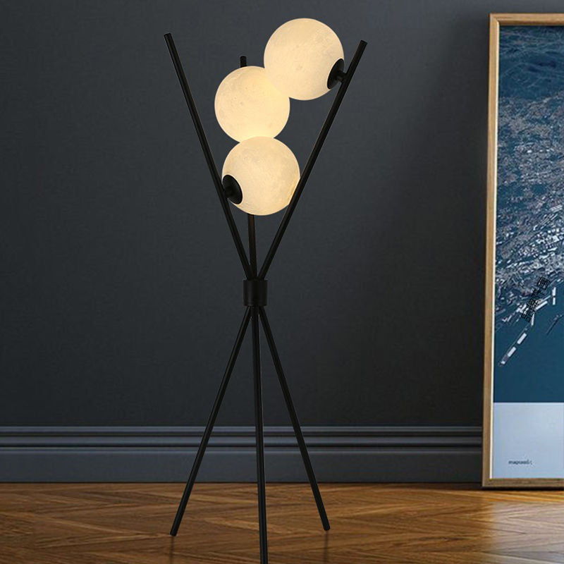 Moon Three-body Floor Lamp - Modern Minimalist Design Style