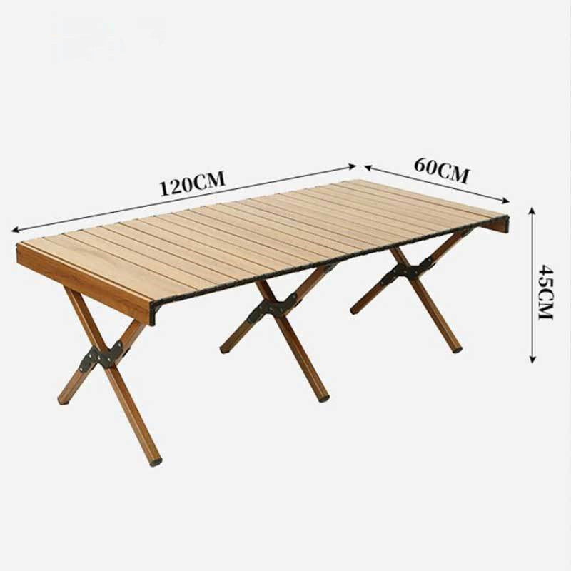 Table de Barbecue de Camping autonome, Portable, Table à grains de bois