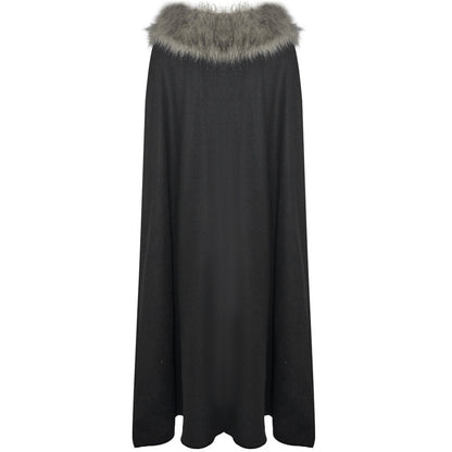 Halloween Retro Medieval Woolen Coat Cloak