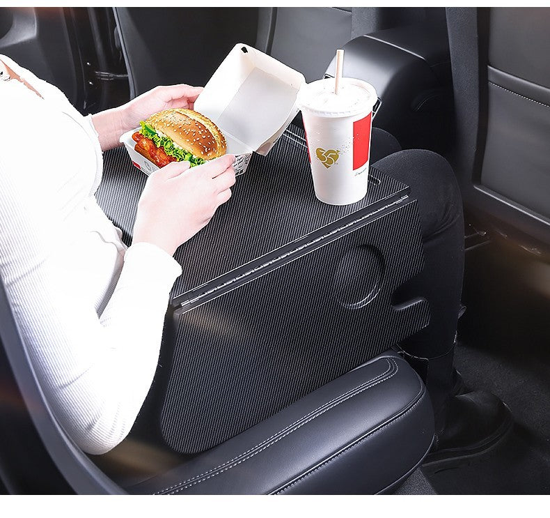 Model3Y Plato de Cena para Coche Tablero de Mesa pequeño Plegable multifunción