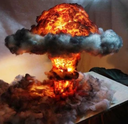 Chambre Champignon Nuage Lampe explosion nucléaire