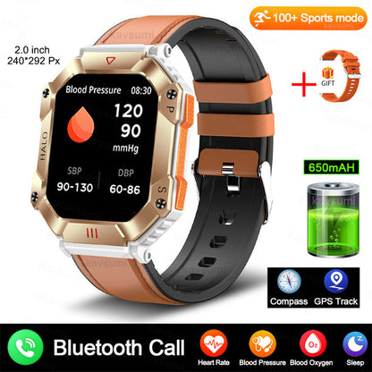 New Military Smart Watch For Android GPS Ftiness Women