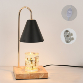 Lampe à cire fondante d'aromathérapie, bougie chandelier à huile essentielle