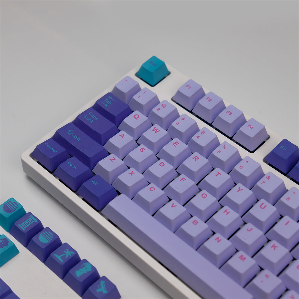 PBT Mechanical Keyboard Steam Wave Keycap