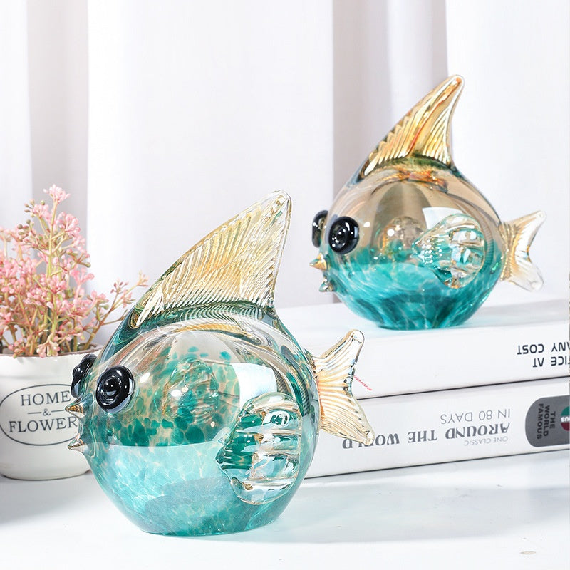 Glazed Fish Decoration Living Room Creative