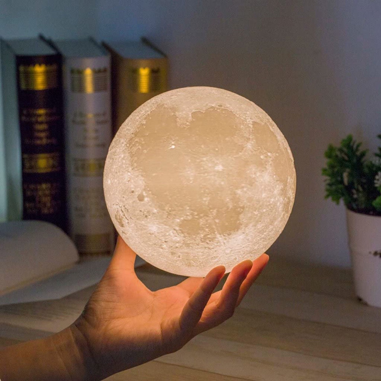 Luz de luna con batería DIY creativa Tanabata