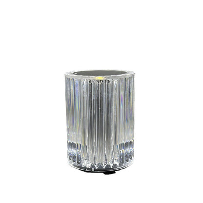 Lampe en cristal lampe de Table atmosphère ligne créative petite lampe de nuit lumières Led