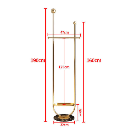 Cintre de luxe léger pour vêtements et chapeaux, sol à sol, fer, art simple et moderne