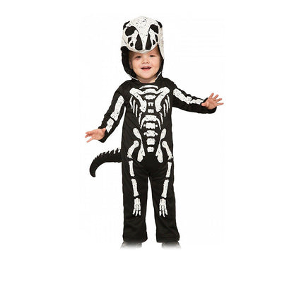 Costume d'Halloween pour enfants, déguisement effrayant de squelette