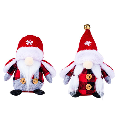 New Christmas Decorations Faceless Doll Ornaments