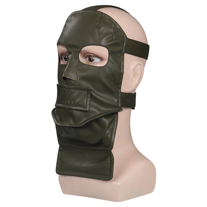 Leather Face Mask Half Face Halloween Party Costume Props