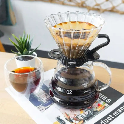 Broyeur manuel, Pot de lavage des mains, tasse en verre à Double couche, balance électronique, combinaison de café