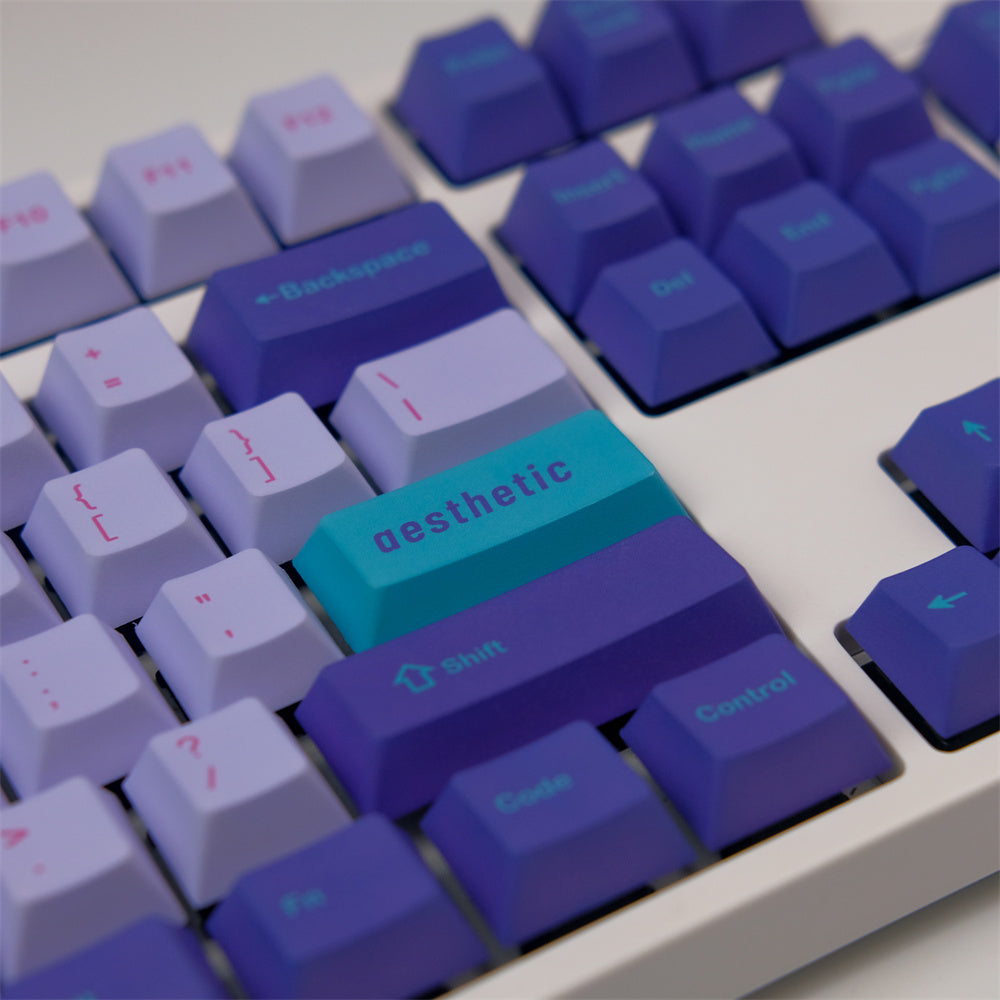 PBT Mechanical Keyboard Steam Wave Keycap