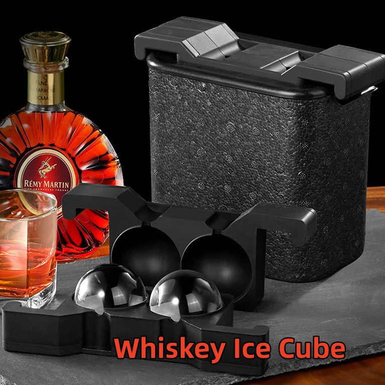 Cubo de hielo para whisky, caja de hielo con calavera de Hockey sobre hielo, molde para bandeja de hielo para cubitos de hielo de cristal