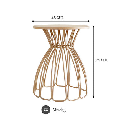 Estante de exhibición de mesa de postres para el hogar de madera