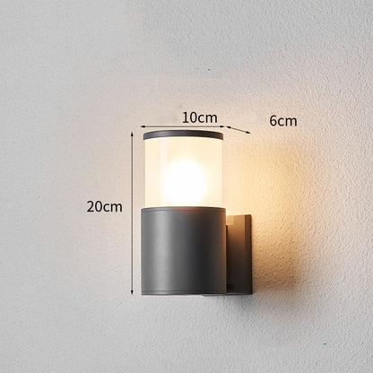 Applique murale simple et moderne pour couloir LED étanche extérieur