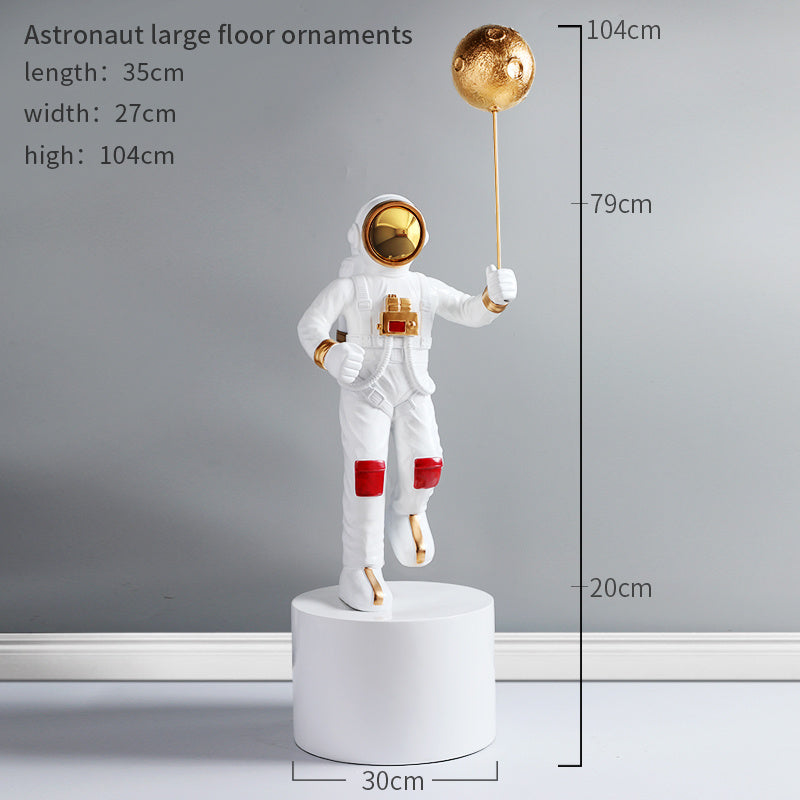 Grande décoration de sol créative pour le salon des astronautes