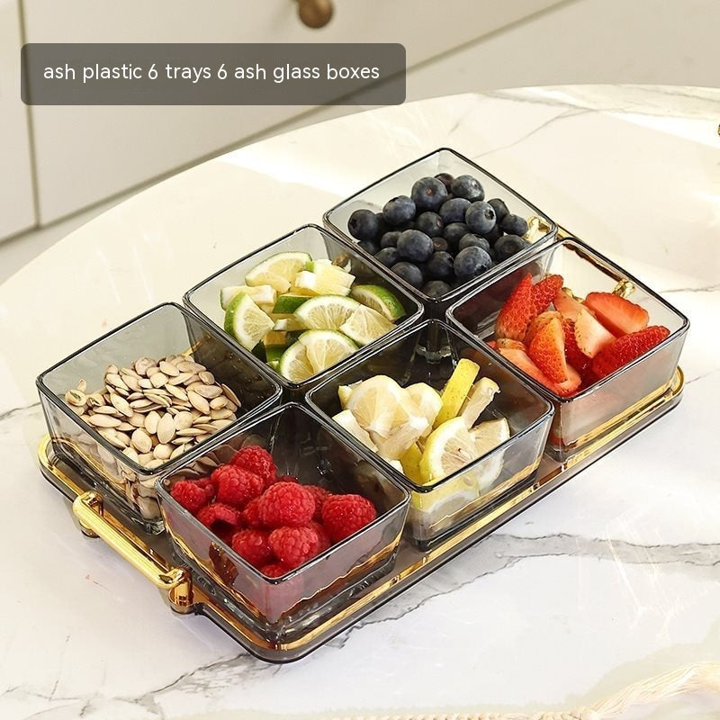 Fruit Plate Living Room Coffee Table Household Storage Box