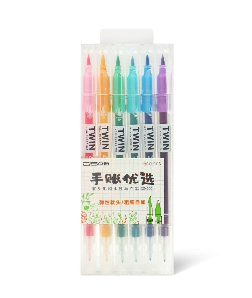 Color Calligraphy  Art Hair Note Pen