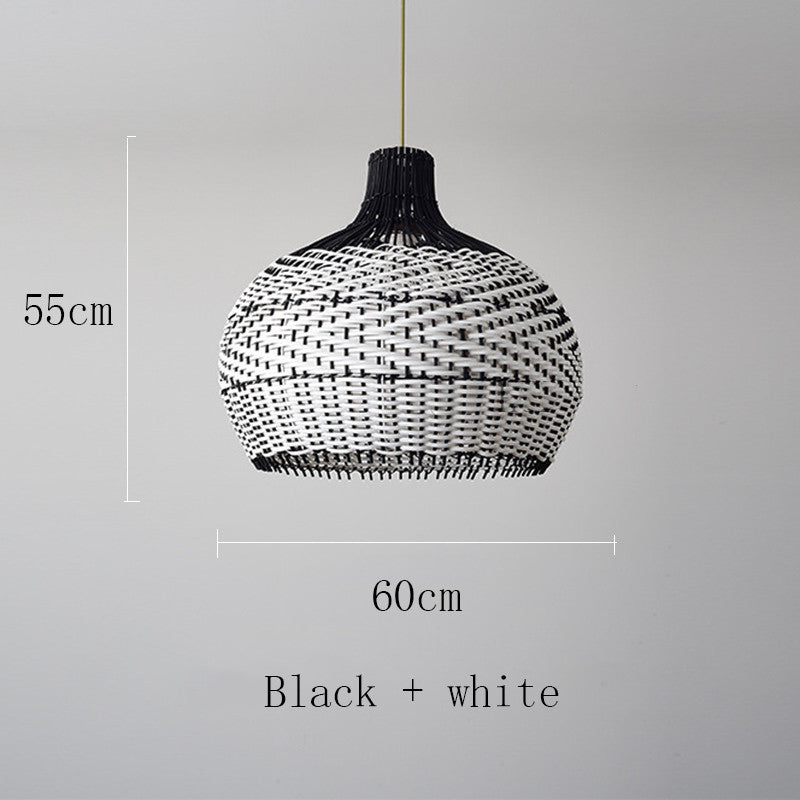 Nordic Creative Design Cafe Rattan Chandelier