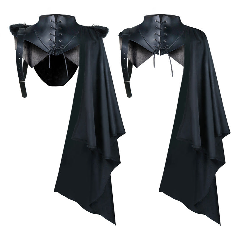 Grim Reaper Cape Halloween Party Devil Dress Up Costume