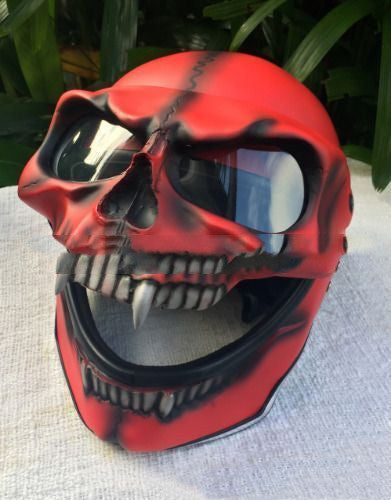 Máscara de casco con cabeza de calavera para Halloween, estilo europeo y americano