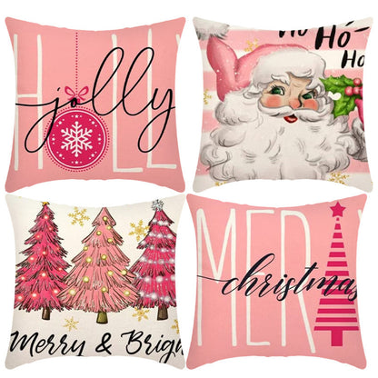 Home Decoration Printing Christmas Pillow Cover