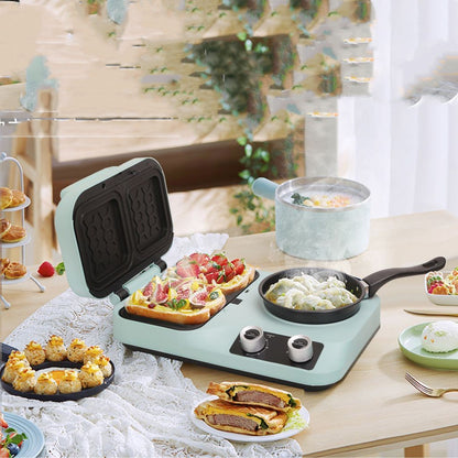 Máquina de sándwich multifuncional casera para freír