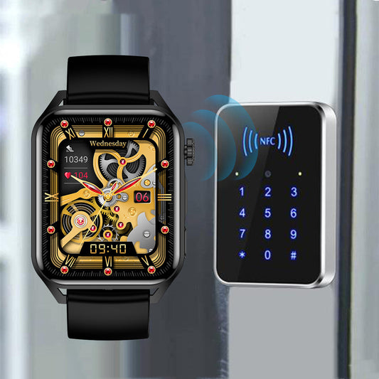 Montre intelligente NFC multi-cadran AMOLED haute définition simple