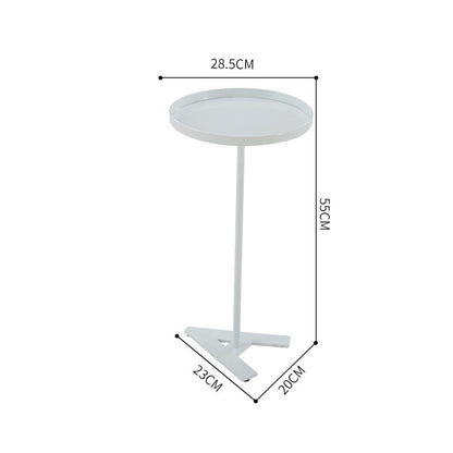 Mini mesa de madera maciza de ángulo estrecho, sala de estar, dormitorio, sofá, mesa pequeña